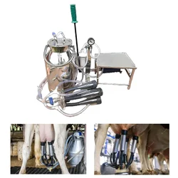 Premium Quality Fully Stainless Steel Manual Operated Milking Machine (10 L) With Sitting Arrangement